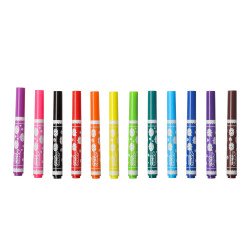 Rostirón, filctoll készlet, 5 mm, 12 db/bliszter, Keyroad Jumbo, vegyes színek Filctoll Keyroad