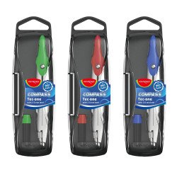 Körző, betétes, fém, pótbéllel, Keyroad Smart, vegyes színek Körző és kelléke Keyroad