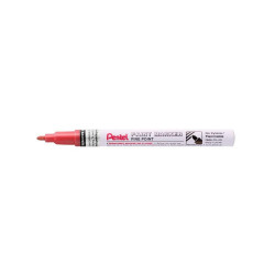 Lakkmarker 1,5mm, kerek Pentel gyöngyházvörös Lakkmarker PENTEL