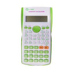 Számológép tudományos 240 funkciós, Bluering® zöld Számológép Bluering