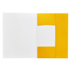 Iratgyűjtő, táblázatos pólyás dosszié A4, 230g. karton Bluering® sárga Pólyás dosszié Bluering