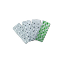 Indikátor tabletta szabad klór mérésére 10 tabletta/levél Rapid DPD 1 Dinax Fertőtlenítő tisztítószer és adalék Dinax