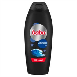 Tusfürdő 750 ml férfi Baba Tengeri Ásvány Sampon, tusfürdő, testápoló, hintőpor Baba