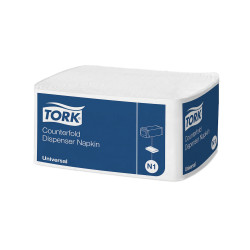Szalvéta adagolóba 300 lap/csomag 24 csomag/karton N1 Counterfold Tork_10935 fehér Szalvéták TORK