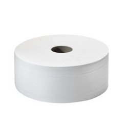 Toalettpapír 2 rétegű közületi átmérő: 26 cm 1900 lap/380 m/tekercs 6 tekercs/csomag Jumbo T1 Tork_64020 fehér Toalettpapírok TORK
