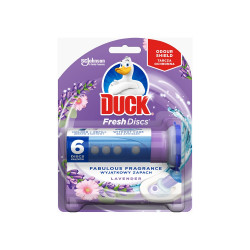 WC öbíltő korong zselés 36 ml Fresh Discs Duck® Levendula Toalett tisztító, WC illatosító Duck