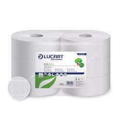 Toalettpapír 2 rétegű közületi átmérő: 23 cm 6 tekercs/karton EcoNatural 23 J Lucart_812277J Toalettpapírok Lucart