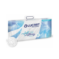 Toalettpapír 3 rétegű 120 lap/tekercs cellulóz 10 tekercs/csomag 3.10 Strong Lucart_811C08 hófehér Toalettpapírok Lucart