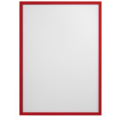 Infókeret A4, mágneses ITSA4M 01 Franken piros