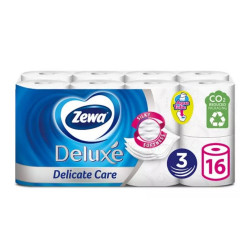 Toalettpapír 3 rétegű 100% cellulóz 16 tekercs/csomag Delicate Care Deluxe Zewa Toalettpapírok Zewa
