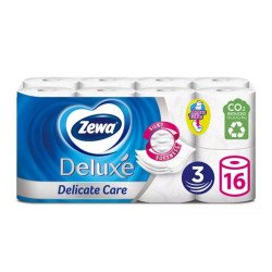 Toalettpapír 3 rétegű 100% cellulóz 16 tekercs/csomag Delicate Care Deluxe Zewa Toalettpapírok Zewa