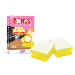 Mosogatószivacs karcmentes 2 db/csomag Bonus_B353 Szivacsok, kendők, súrolók Bonus