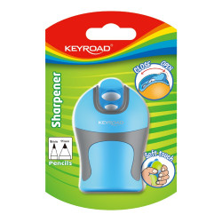 Hegyező 2 lyukú tartályos, fedeles Keyroad Colour Special vegyes színek Hegyező Keyroad