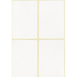 Etikett címke, 45x70mm, 15 lap, 4 címke/lap Etikett - címke Egyéb