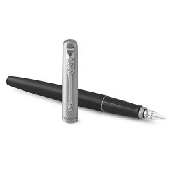 Töltőtoll Bond Street fekete test, ezüst klipsz 2030947 Parker Royal Jotter Töltőtoll, patron Parker