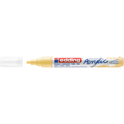 Akril marker 2-3mm, Edding 5100 pasztell sárga Akril marker 2-3mm, Edding 5100 pasztell sárga