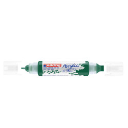 Akril marker 2-3mm, és 5-10mm, 3D kétvégű Edding 5400 moha zöld Dekormarker EDDING