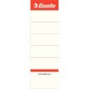 Cserecímke iratrendezőhöz, kétoldalas 50x158mm, Esselte fehér 10 db/csom