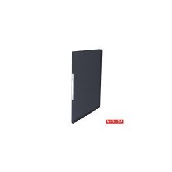 Iratvédő mappa A4, 40 tasakos Esselte Vivida fekete Iratvédő mappa Esselte