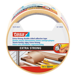 Ragasztószalag kétoldalas, 50mmx5m Extra erős Tesa Ragasztószalag kétoldalas Tesa