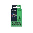 Feliratozógép szalag XR-12GN1 9mmx8m Casio zöld/fekete