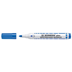 Táblamarker 2,5-3,5mm, kerek hegyű, Stabilo Plan 641/41 kék Táblamarker Stabilo