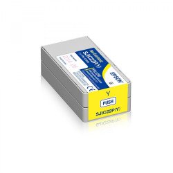 Epson SJIC22P tintapatron yellow ORIGINAL Tintapatron original Epson