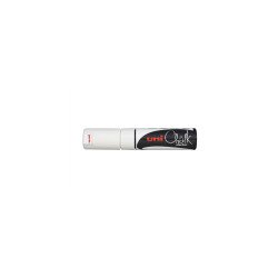 Krétamarker 8mm, Uni PWE-8K fehér Krétamarker Uni