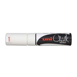 Krétamarker 8mm, Uni PWE-8K fehér Krétamarker Uni