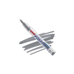 Lakkmarker 2-3mm, Uni PX-20 ezüst Lakkmarker Uni
