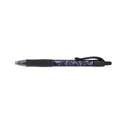 Zseléstoll 0,7mm, nyomógombos Pilot G-2 Victoria medium tip, írásszín lila Zselés toll Pilot