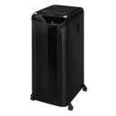 Iratmegsemmisítő, 600lap, mikrokonfetti vágás 2x12mm, Fellowes® AutoMax 600M, fekete