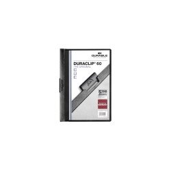 Klip mappa 60lap Durable Duraclip®, fekete Gyorsfűző, klip mappa Durable