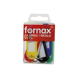 Kulcstartó Fornax BC-13 6 db műanyag dobozban Kulcsjelölő címke Fornax