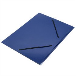 Gumis mappa A4, 400g. karton Glossy kék Gumis mappa Egyéb