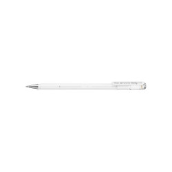 Zseléstoll 0,4mm, kupakos Pentel Hybrid K108-PW pastell fehér Zselés toll PENTEL