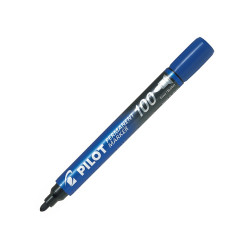 Alkoholos marker 1mm, kerek hegyű,   Pilot 100 kék Permanent marker Pilot