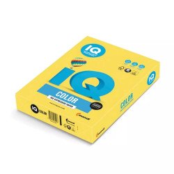 Másolópapír, színes, A4, 160g. IQ Color CY39 250ív/csomag, kanárisárga Másolópapír színes IQ