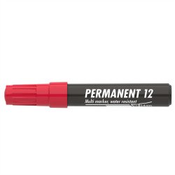 Alkoholos marker 1-4mm, vágott Ico 12 piros Permanent marker Ico