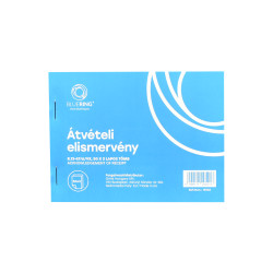 Átvételi elismervény A6, 50x3lapos B.13-67/A/VX Bluering® Nyilvántartás Bluering