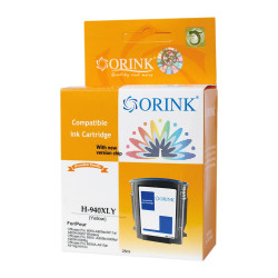 Utángyártott Hp 940XL/C4909AE tintapatron yellow ORINK Tintapatron kompatibilis Orink