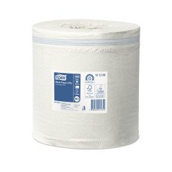 Kéztörlő 2 rétegű tekercses átmérő: 16,2 cm 121,5 m/tekercs 6 tekercs/karton M2 Universal Tork_121208 fehér Papírtörlők TORK