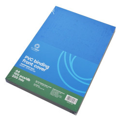 Előlap, A4, 200 micron 100 db/csomag, Bluering® áttetsző kék Kötészeti kellék Bluering