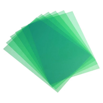 Előlap, A4, 200 micron 100 db/csomag, Bluering® áttetsző zöld Előlap, A4, 200 micron 100 db/csomag, Bluering® áttetsző zöld