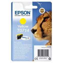 Epson T0714 tintapatron yellow ORIGINAL Tintapatron original Epson