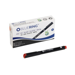 Rostirón, tűfilc alkoholos 0,4mm, OHP Bluering® S piros Tűfilc Bluering
