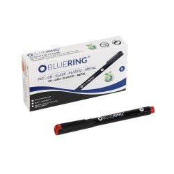 Rostirón, tűfilc alkoholos 0,4mm, OHP Bluering® S piros Tűfilc Bluering