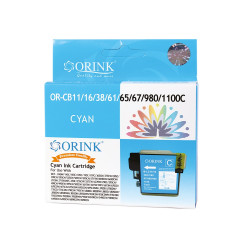 Brother CB11/LC980/LC985/LC1100XL tintapatron cyan ORINK Tintapatron kompatibilis Orink