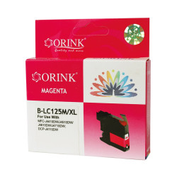 Brother LC125XL tintapatron magenta ORINK Tintapatron kompatibilis Orink
