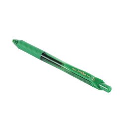 Rollertoll zselés golyóátmérő 0,7 mm, Pentel EnerGelX BL107-DX, írásszín zöld Rollertoll PENTEL
